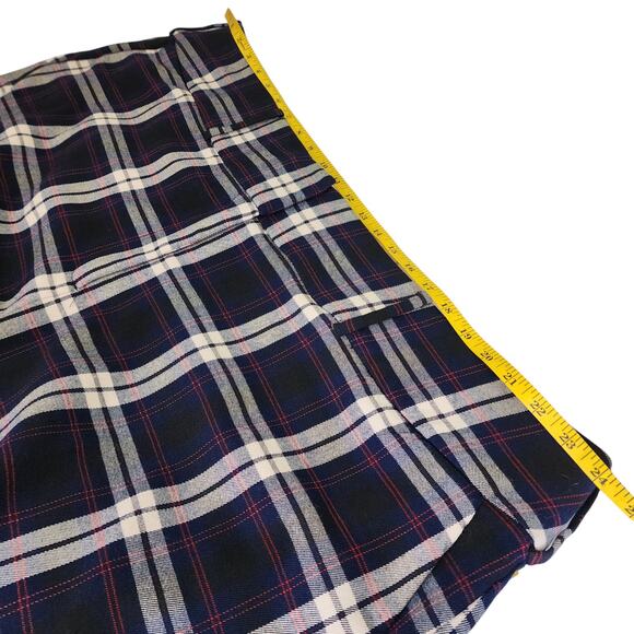 Lane Bryant Womens Perfect Drape Wide Leg Pants Plus Size 26 Plaid High Rise - Picture 10 of 13